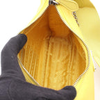Prada Shoulder Bag Re Edition Yellow Nylon Leather — view 3