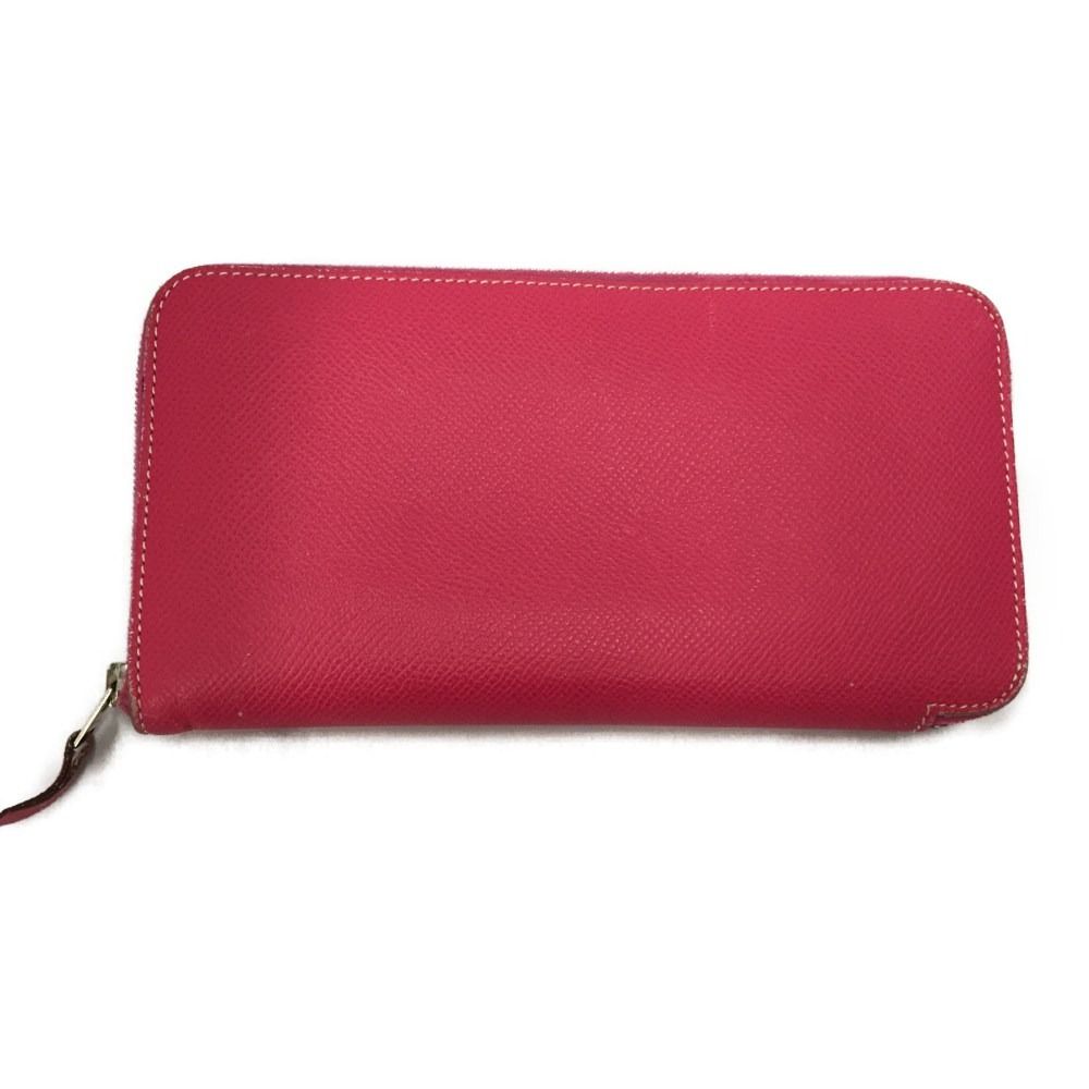 Hermes Azap Classic Leather Long Wallet Pink — view 3