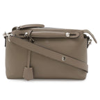 Fendi by the Way 2-Way Shoulder Bag Leather Grey Silver