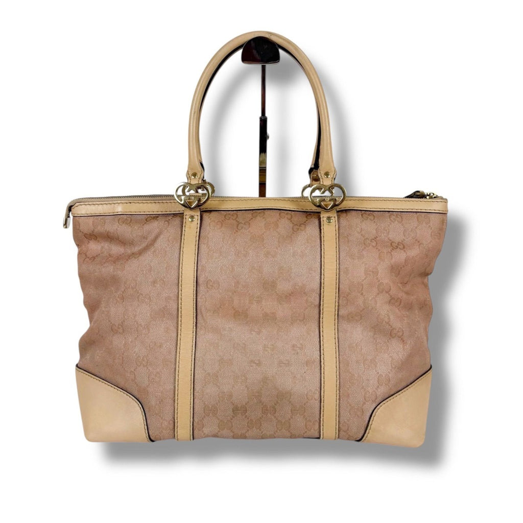 Gucci GG Canvas Tote Pink Beige Bree — view 2