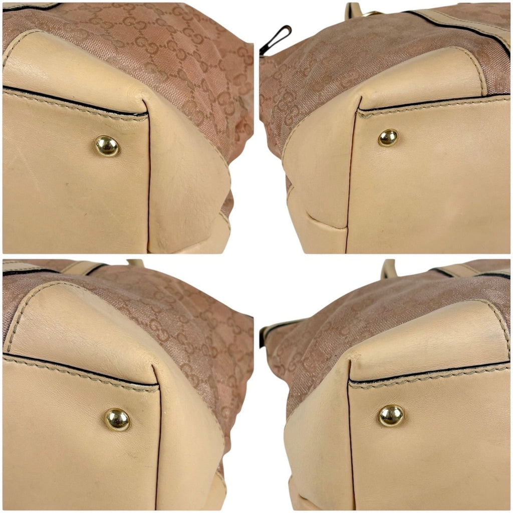 Gucci GG Canvas Tote Pink Beige Bree — view 5
