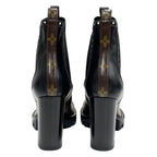 Louis Vuitton Rockabilly Line Monogram Short Boots Ankle Side Gore — view 5