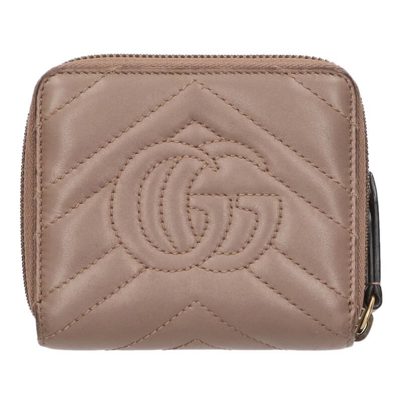 Gucci GG Marmont V-Stitch Round Zip Wallet — view 2