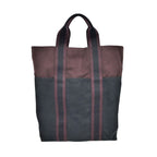 Hermes New Fourre Tout Cabas Handbag Tote Brown Marron Bold Black — view 2