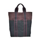 Hermes New Fourre Tout Cabas Handbag Tote Brown Marron Bold Black