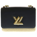 Louis Vuitton Twist MM 2-Way Shoulder Bag Black