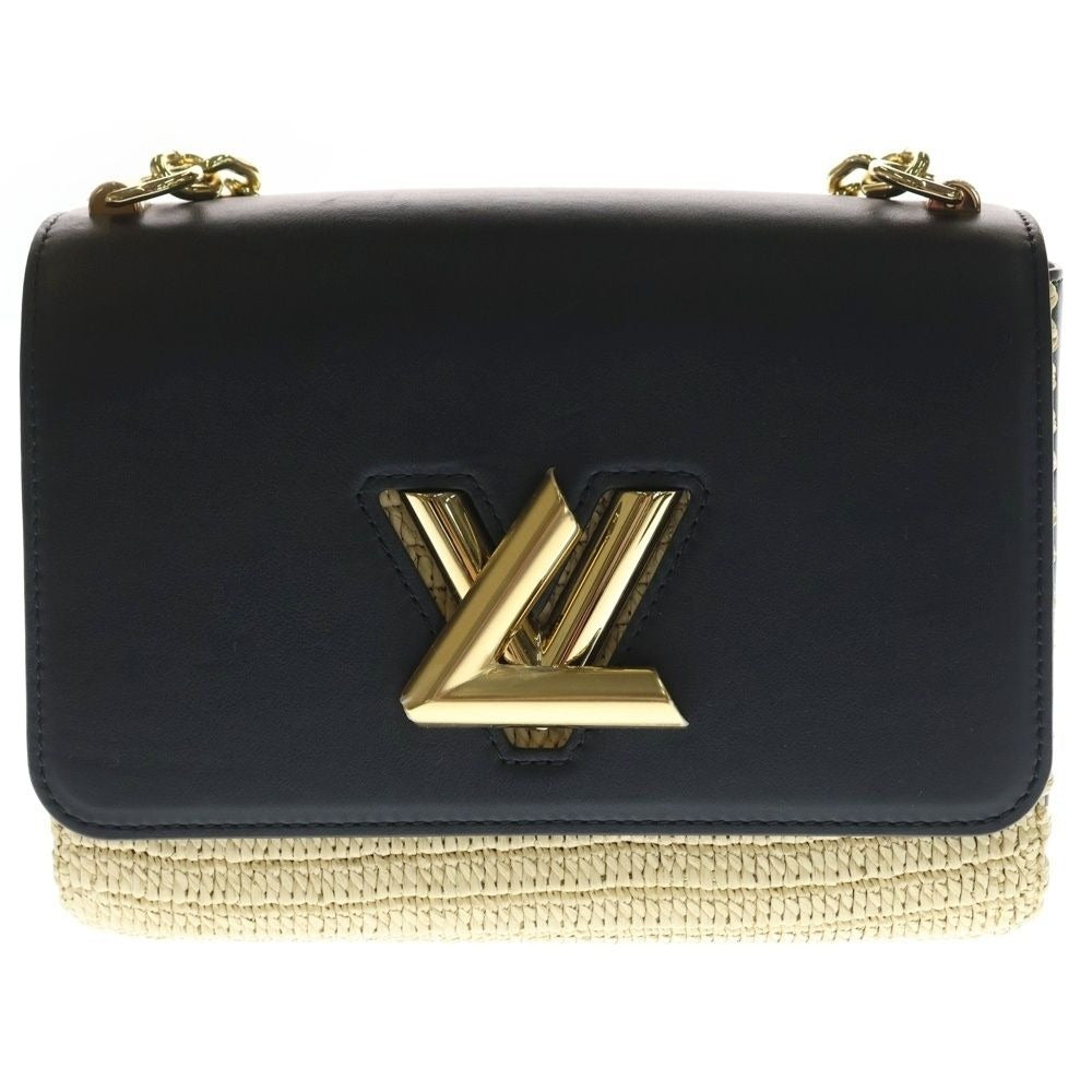 Louis Vuitton Twist MM 2-Way Shoulder Bag Black