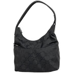 Gucci GG Pattern Shoulder Bag One Nylon Black