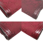 Gucci Compact Wallet GG Canvas Leather Bordeaux L Zipper 1893 — view 8