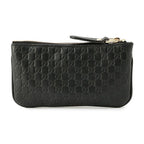 Gucci Coin Case Micro Guccissima Black — view 2