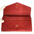Louis Vuitton Portefeuille Sarah Monogram Empreinte Red — view 5