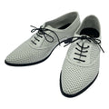 Celine Perforated Leather Shoes White 36.5