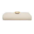 Hermes Trifold Wallet Bearn Combine Chevre Mysore Mushroom Gold — view 2