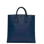Prada Tote Bag Blue Saffiano Leather 180 a Document Business