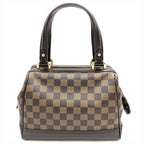 Louis Vuitton Knightsbridge Handbag Damier Ebene Brown Gold Hardware — view 3