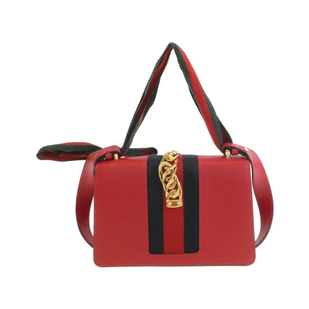 Gucci Sylvie Cvleg Shoulder Bag Hibiscus Red — view 2