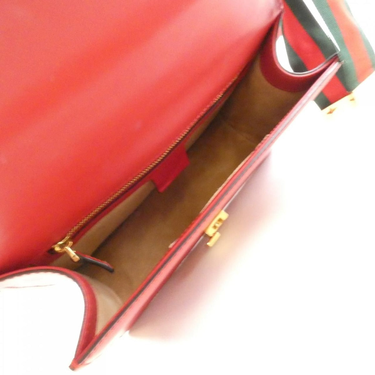 Gucci Sylvie Cvleg Shoulder Bag Hibiscus Red — view 7
