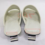 Hermes Idol Mule Z Size 37 Ivory Apparel Shoes — view 6