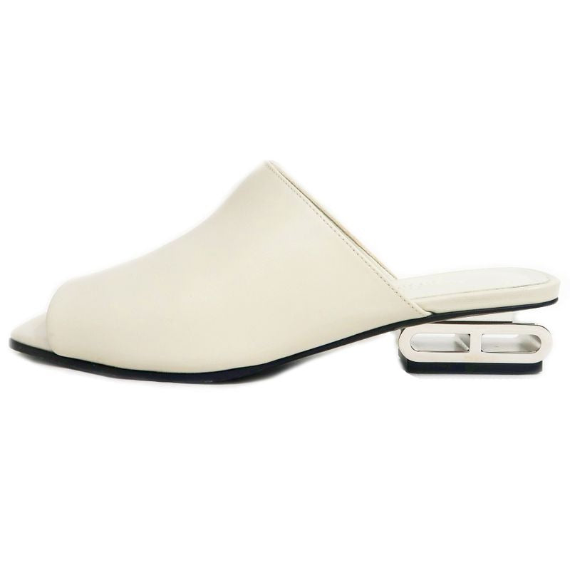 Hermes Idol Mule Z Size 37 Ivory Apparel Shoes
