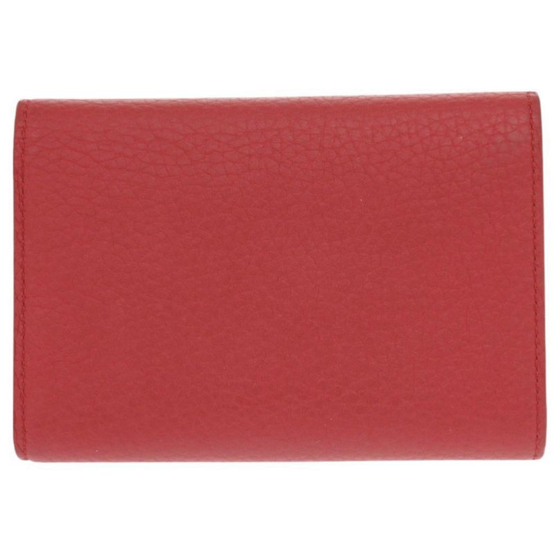 Louis Vuitton Portefeuille Capucino Compact Leather Red Trifold Wallet — view 2