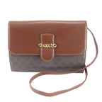 Gucci Vintage GG Canvas Shoulder Bag Crossbody Brown