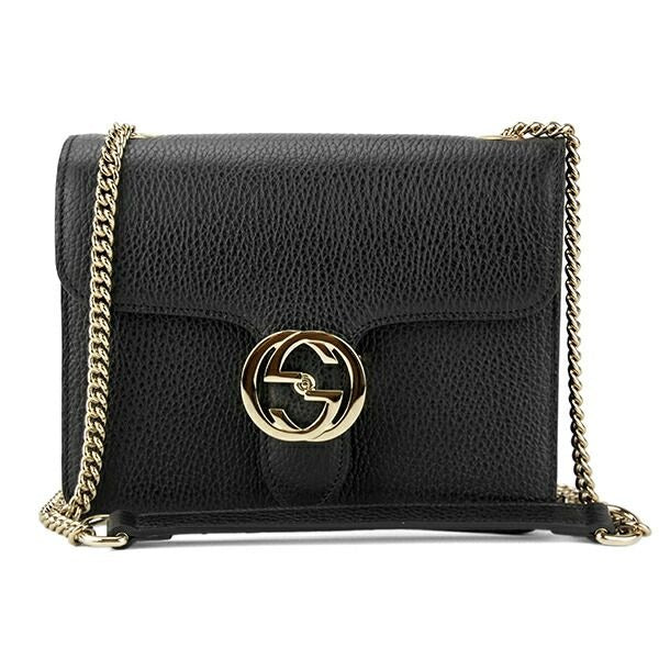 Gucci Shoulder Bag Dollar Calf Black