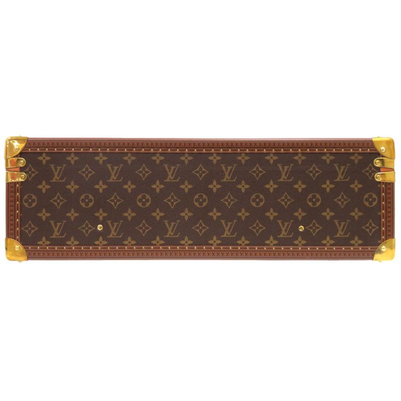 Louis Vuitton Bisten 55 Monogram Trunk Case Bag 1857 — view 4