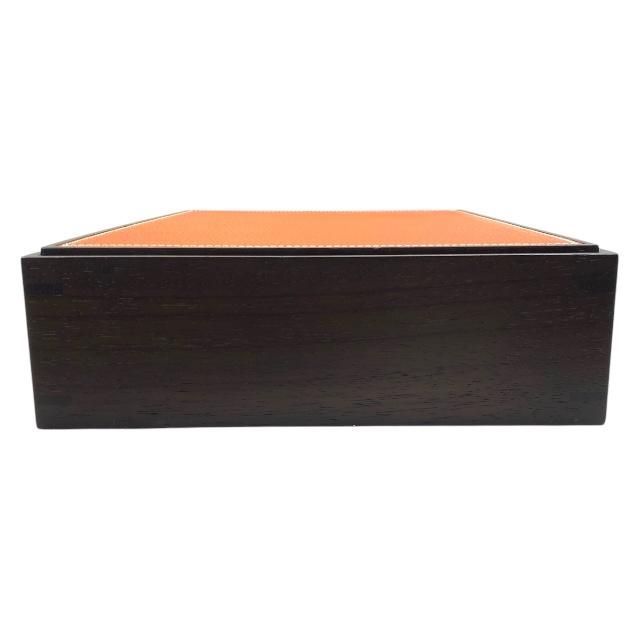 Hermes Playard Wooden Box Accessory Case Interior Rosewood — view 9