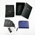 Saint Laurent Bifold Wallet and Cloth Bag Blue
