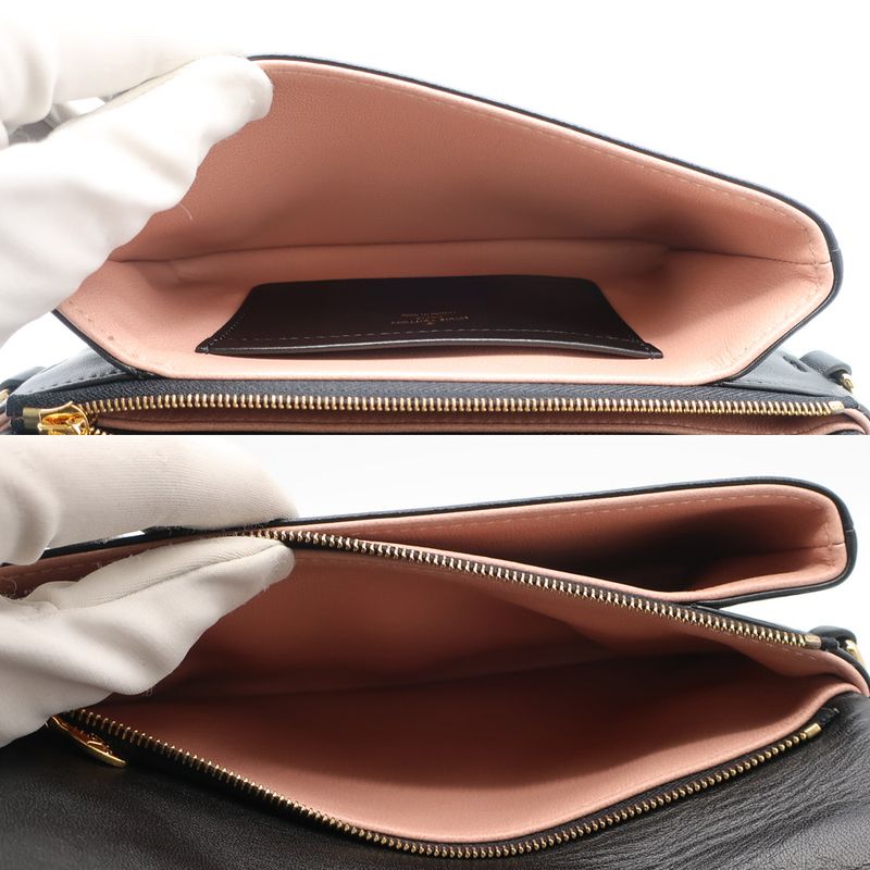 Louis Vuitton Pochette Cousin Shoulder Bag Monogram Black — view 8