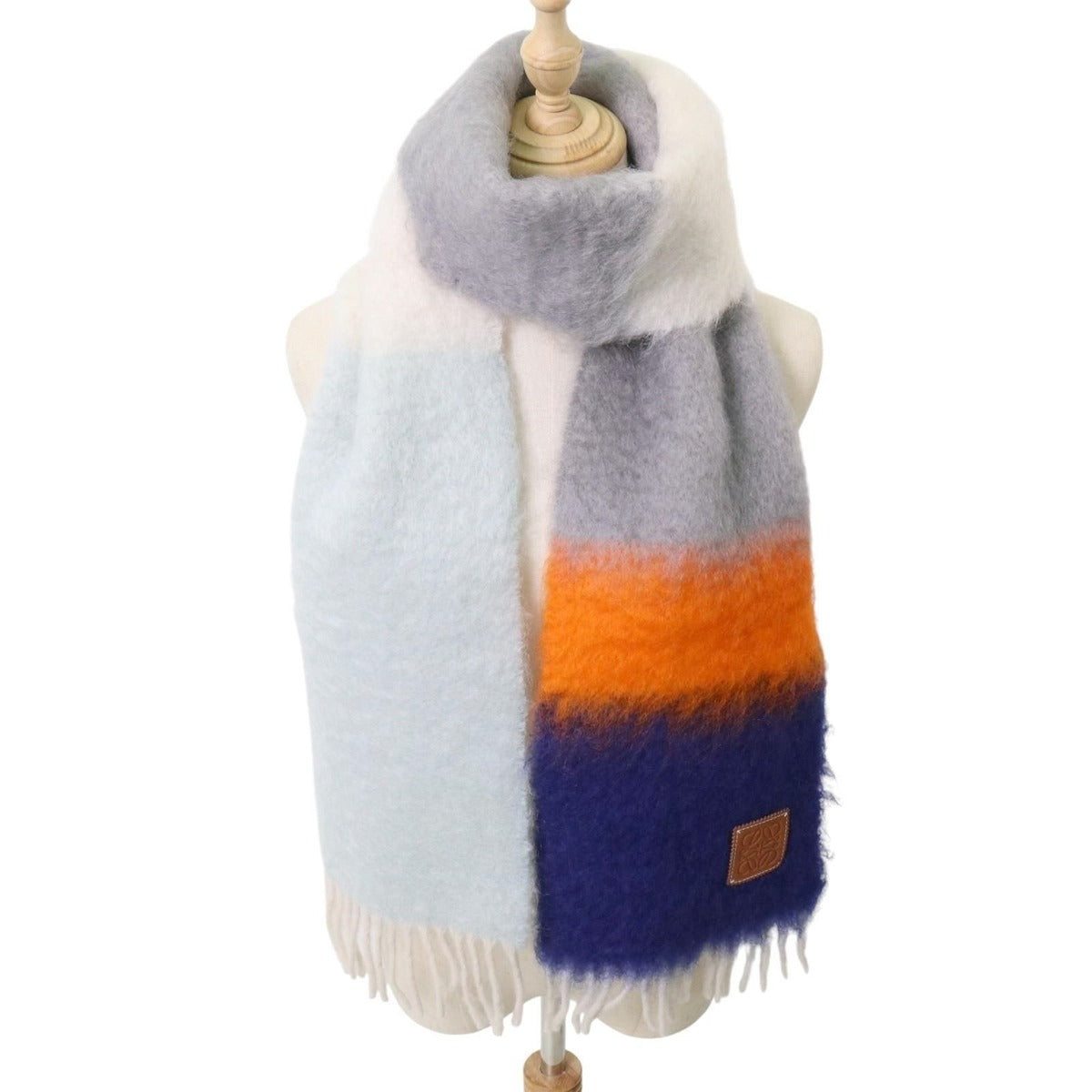 Loewe Mohair Woolstrip Scarf — view 2