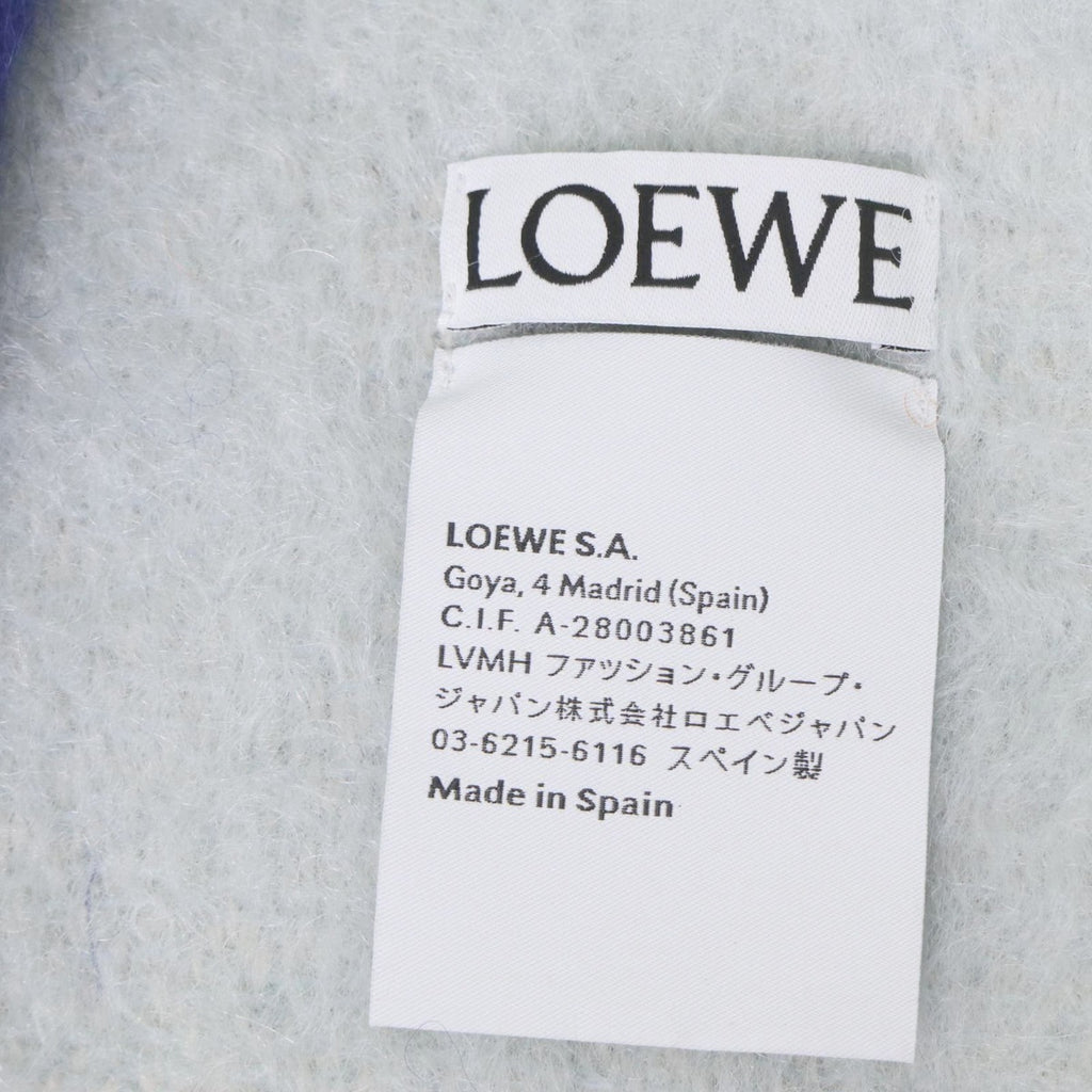 Loewe Mohair Woolstrip Scarf — view 8