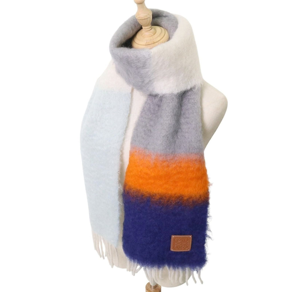 Loewe Mohair Woolstrip Scarf