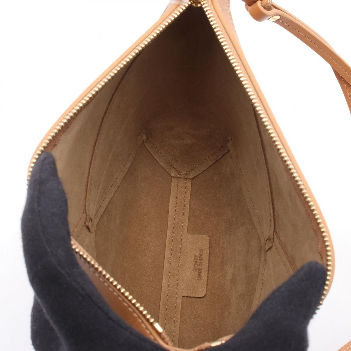 Loewe Clutch Puzzle Fold Pouch Brown Leather — view 3