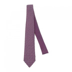 Hermes Paisley Amethyst Necktie