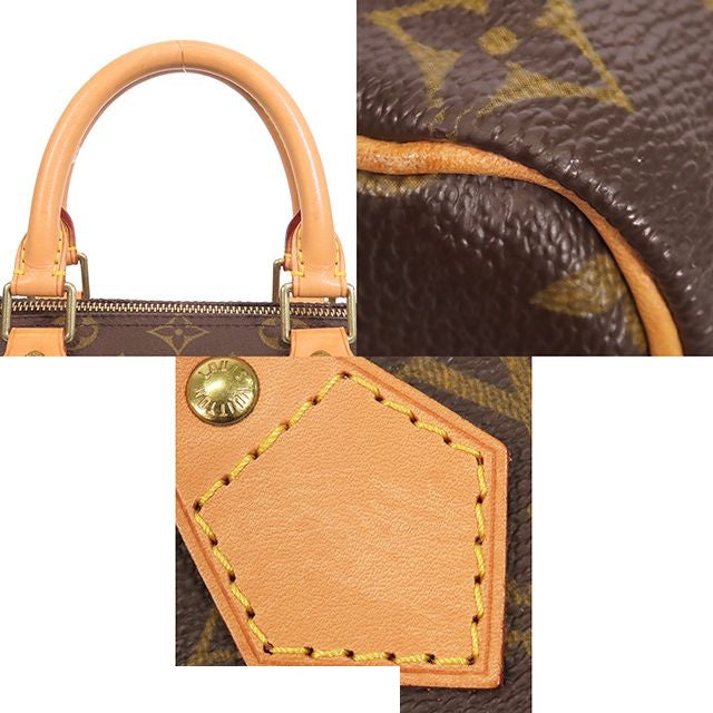 Louis Vuitton Speedy 25 Brown Monogram Canvas Mini Boston Bag — view 5