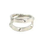 Hermes Crew Silver Ring