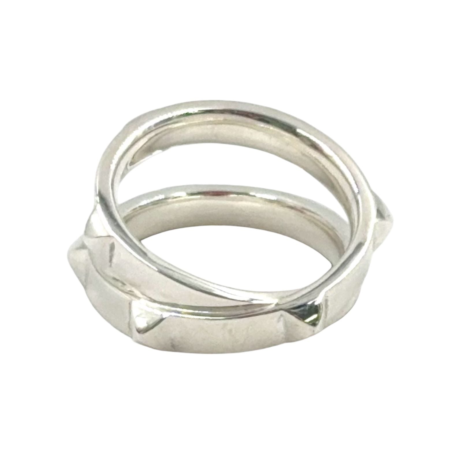 Hermes Crew Silver Ring — view 2
