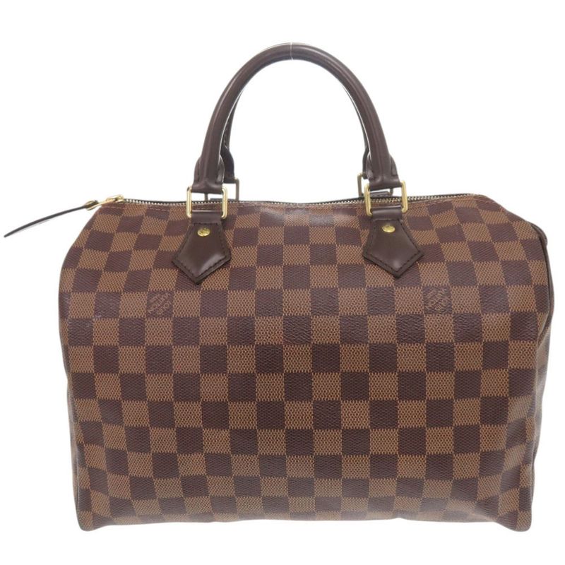 Louis Vuitton Speedy 30 Damier Ebene Brown Handbag 0029 — view 2