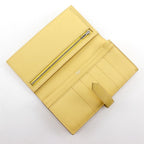 Hermes Bearn Souffle Vaux Epson Yellow R Long Wallet — view 6