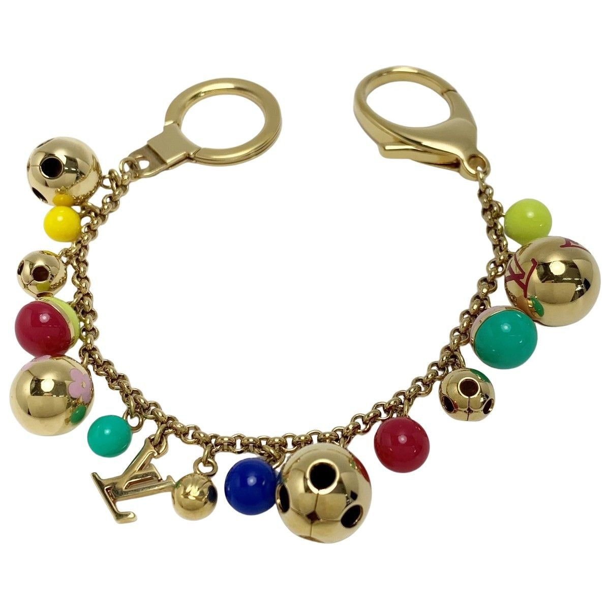 Louis Vuitton Porte Cress Ienne Grulot Bell Motif key Holder Charm