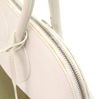 Hermes Bolide 37 Toile Gibesieres Vorsluft Khaki White Handbag 1537 — view 7