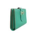 Hermes Card Case Anchor Docase Chevremisor Vert Verone Silver — view 2