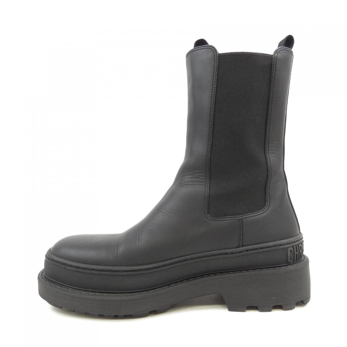 Christian Dior Trial Size 36 Calfskin Black Boots — view 2