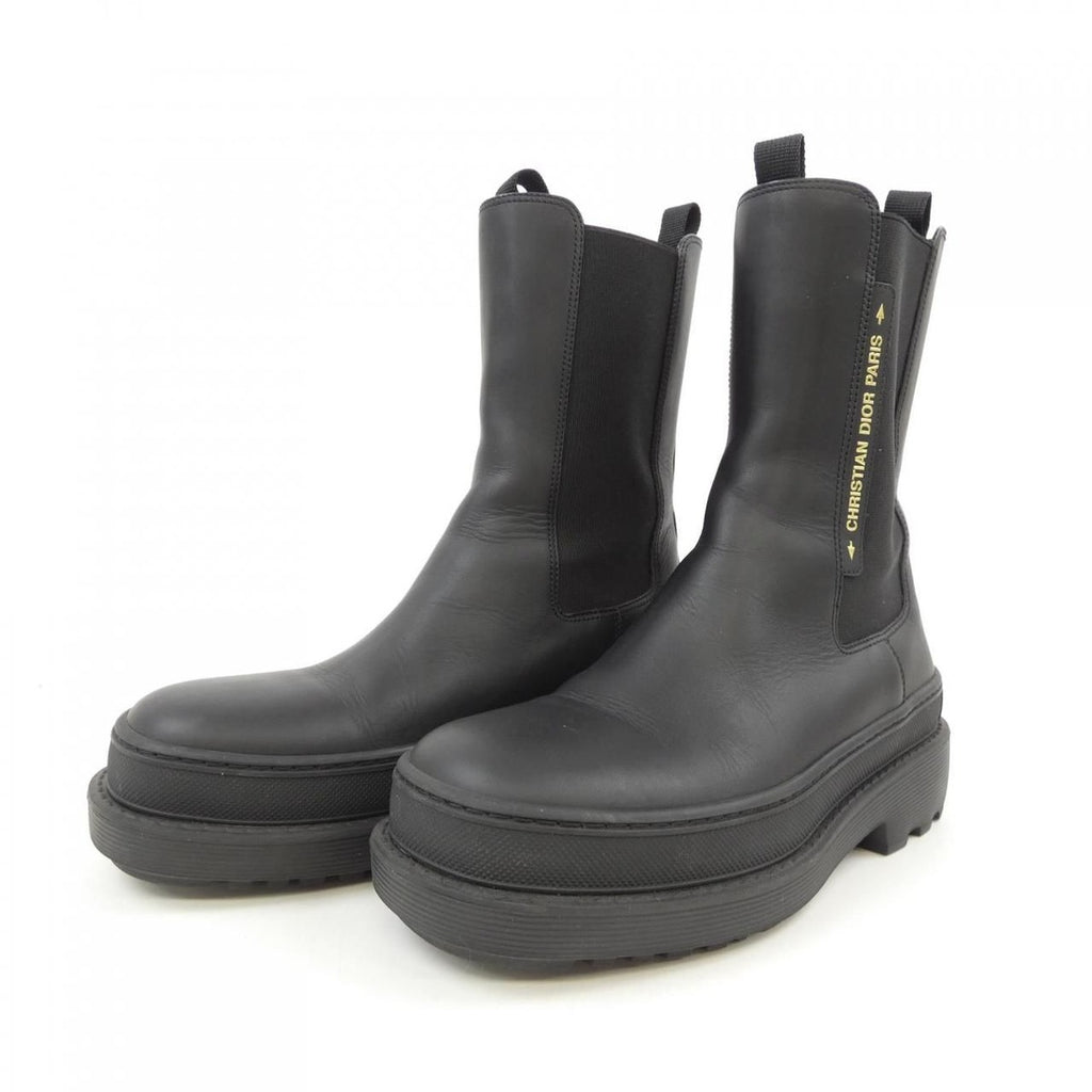 Christian Dior Trial Size 36 Calfskin Black Boots — view 3