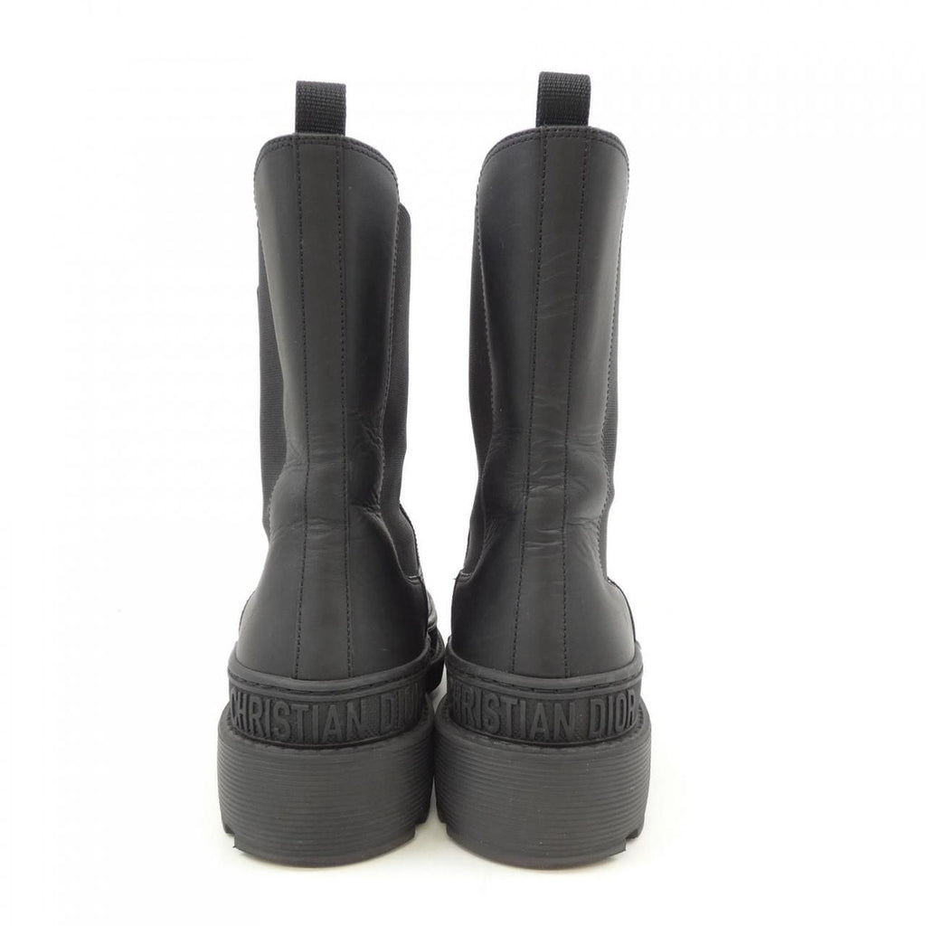 Christian Dior Trial Size 36 Calfskin Black Boots — view 5