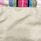 Loewe Draw String Bag Pink Stripe Large — view 8