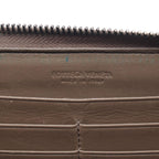 Bottega Veneta Round Wallet Intrecciato Brown Leather — view 4
