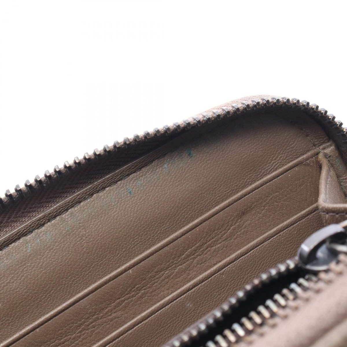 Bottega Veneta Round Wallet Intrecciato Brown Leather — view 6