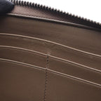 Bottega Veneta Round Wallet Intrecciato Brown Leather — view 8